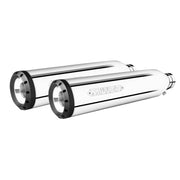 Miller Exhaust Miller Destiny Slip-Ons polished End cap Standard black