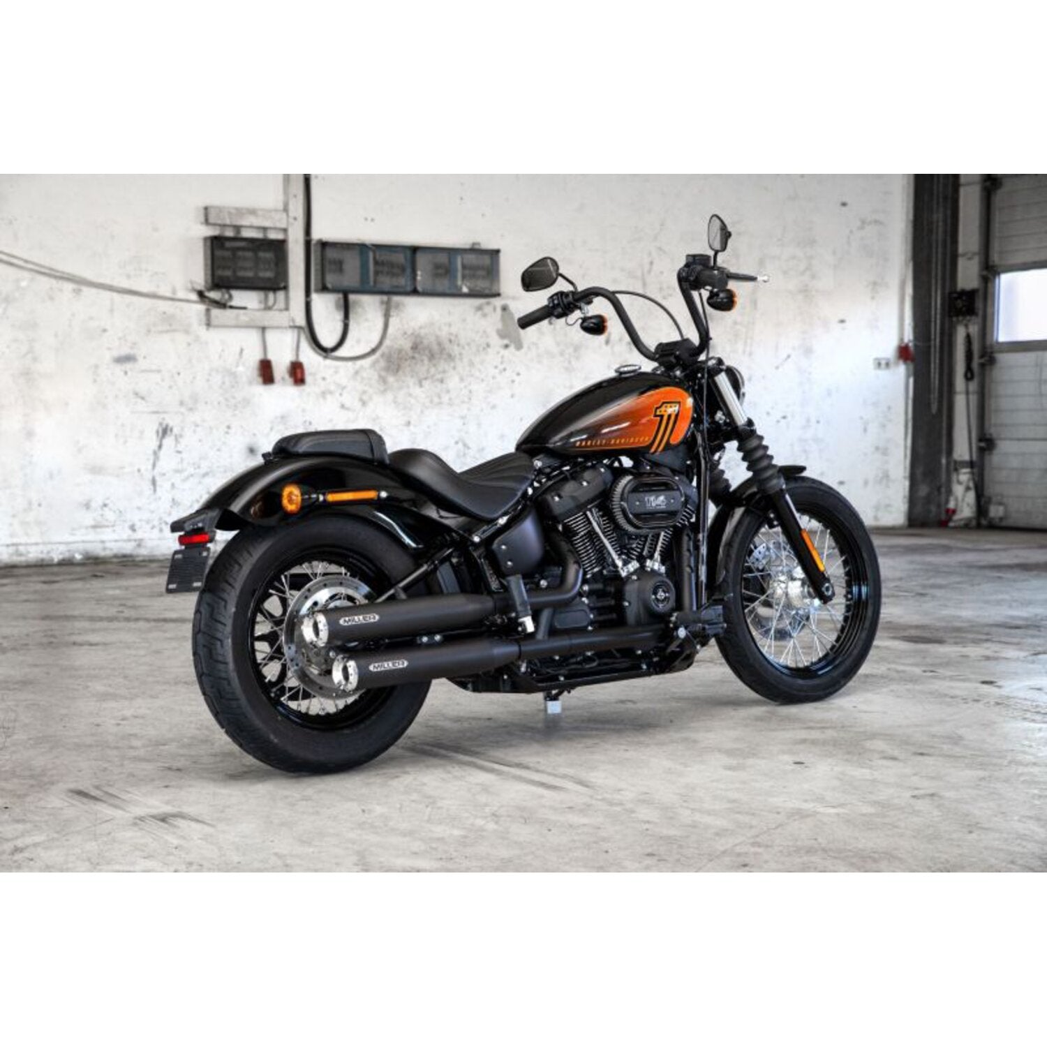 Miller Exhaust Miller Destiny Slip-Ons black End cap Standard polished