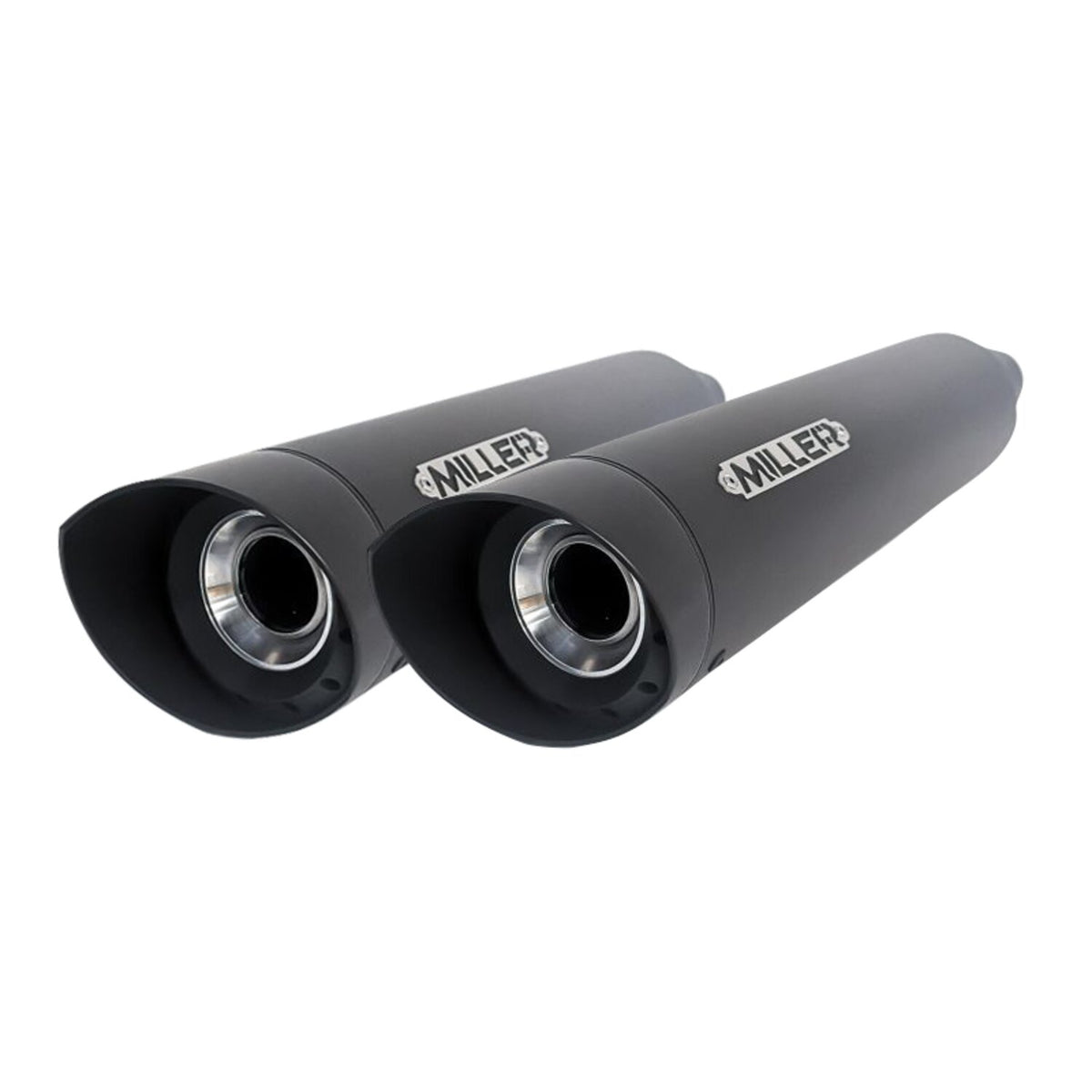 Miller Exhaust Miller Destiny Slip-Ons black End cap SlashCut black