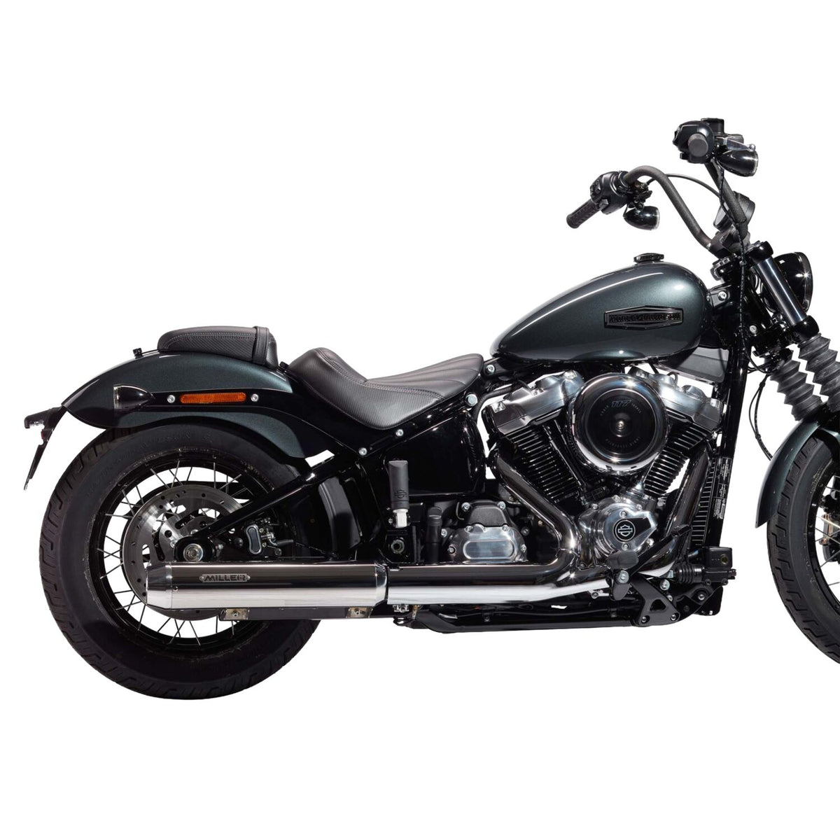 Miller Exhaust Miller Liberty Slip-On polished End cap Tapered polished