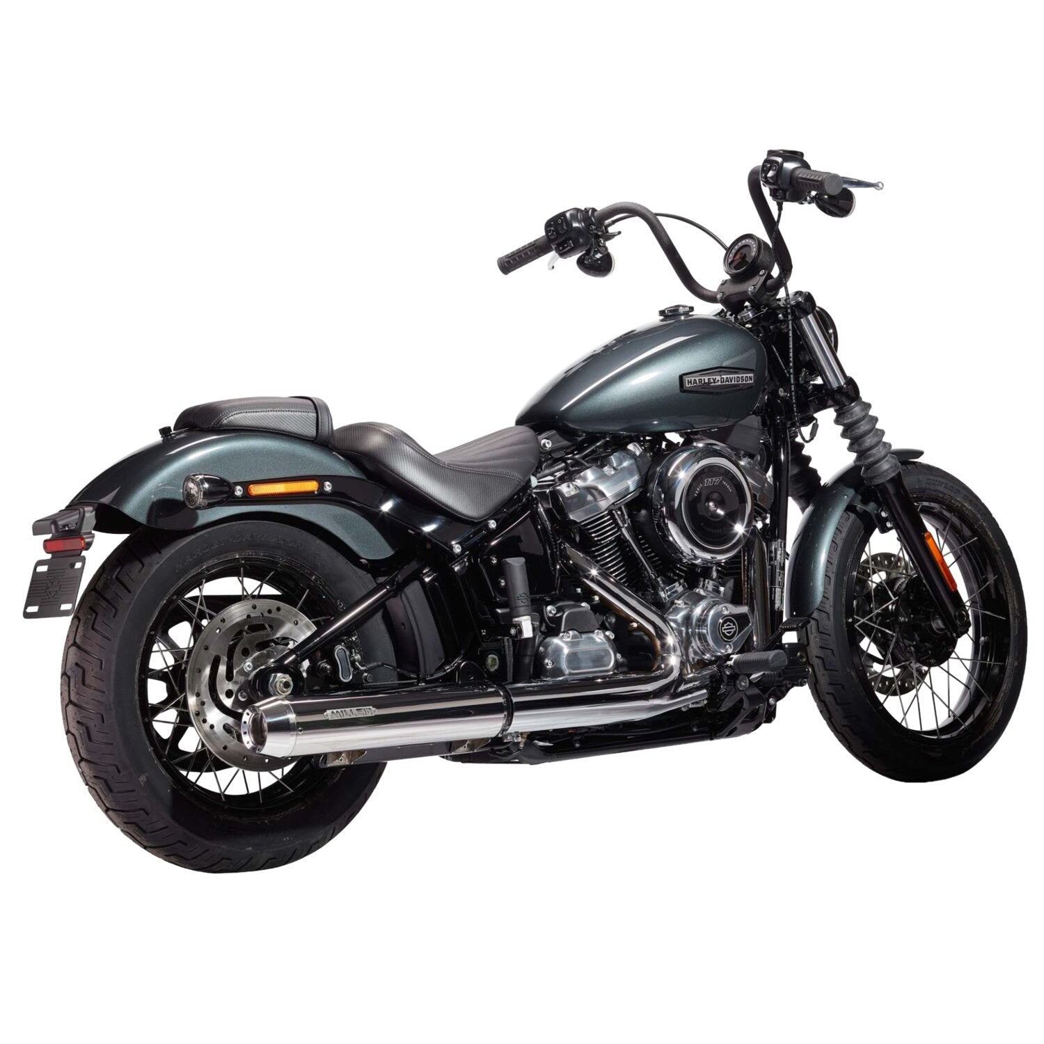 Miller Exhaust Miller Liberty Slip-On polished End cap Tapered polished