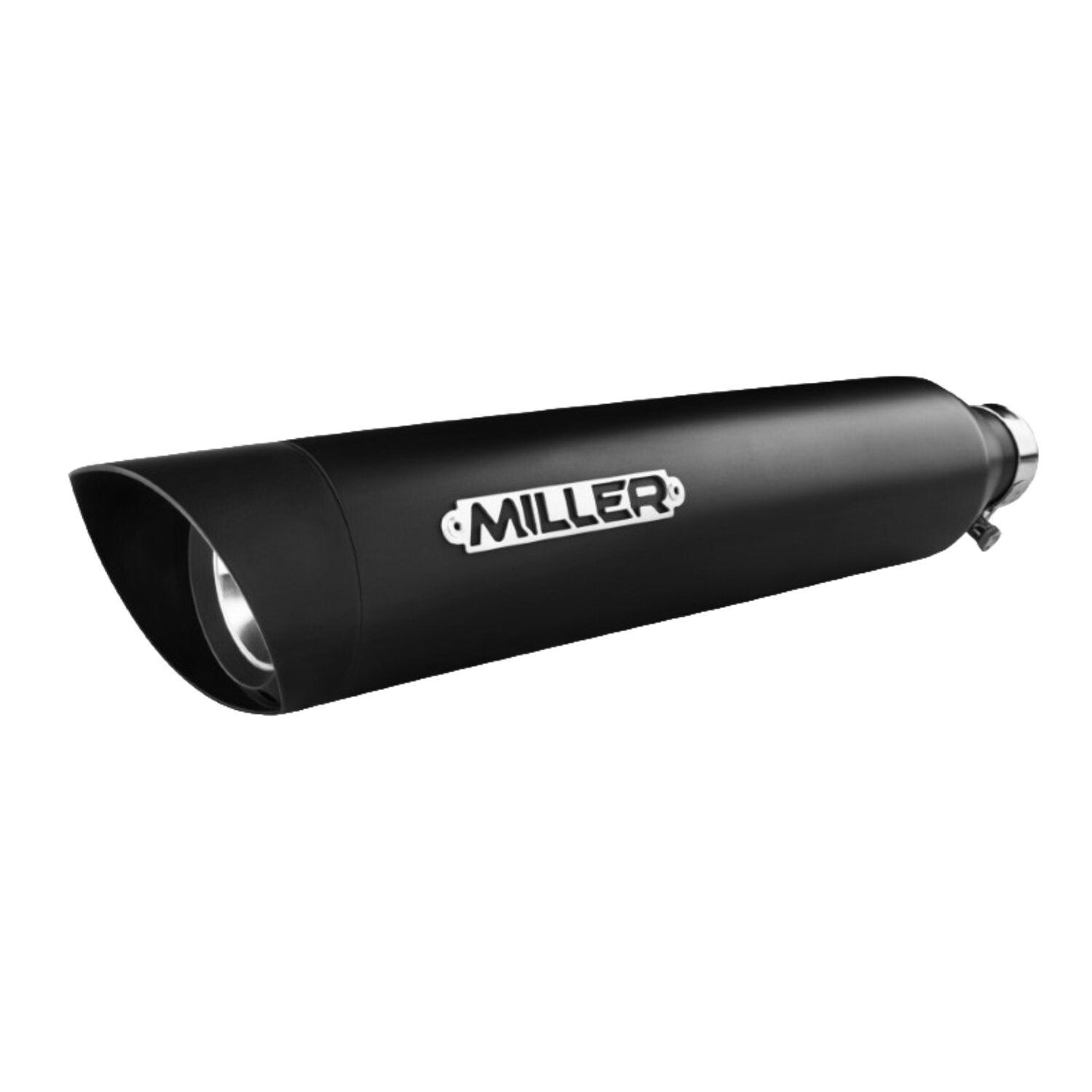 Miller Exhaust Miller Liberty Slip-On black End cap SlashCut black