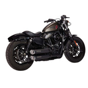Miller Exhaust Miller Straight Devil Exh-Syst - blk - Endcap SlashCut pol