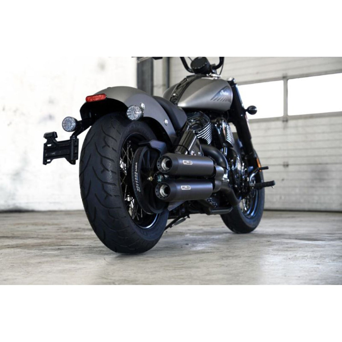 Miller Exhaust Miller Omaha II Slip-Ons black End cap Tapered black