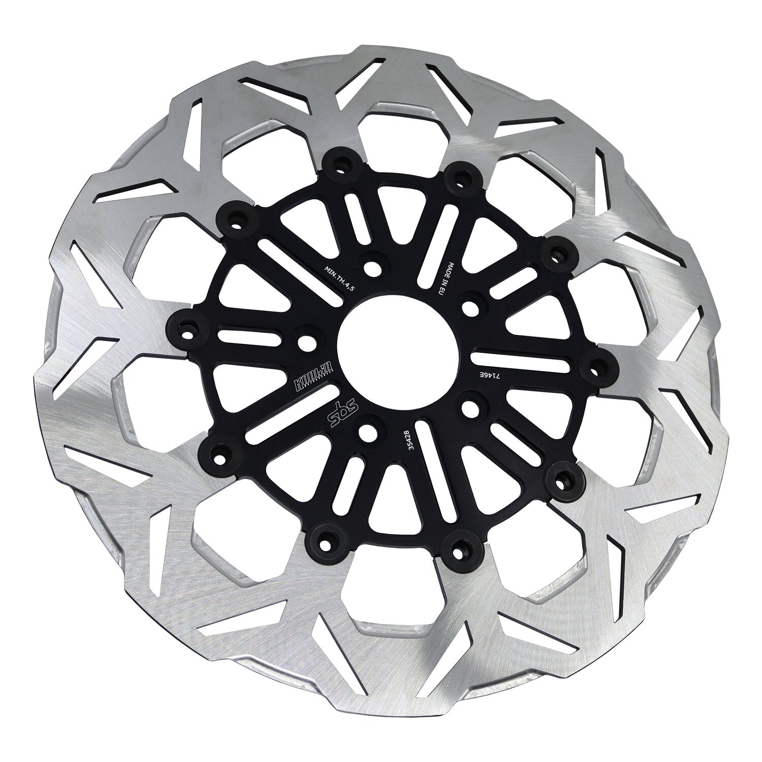 Kodlin by SBS 'V-Design' brake rotor front L/R - Clear