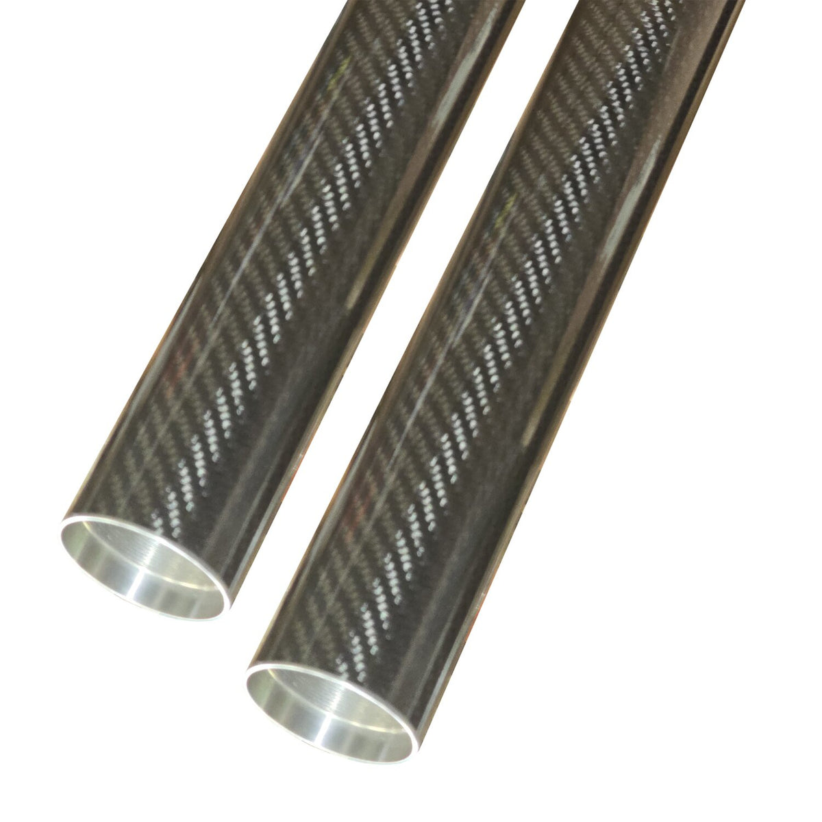 Custom Cycle Engineering Eng - 49mm Stock fork tubes 25 1/2" - Carbon - Black