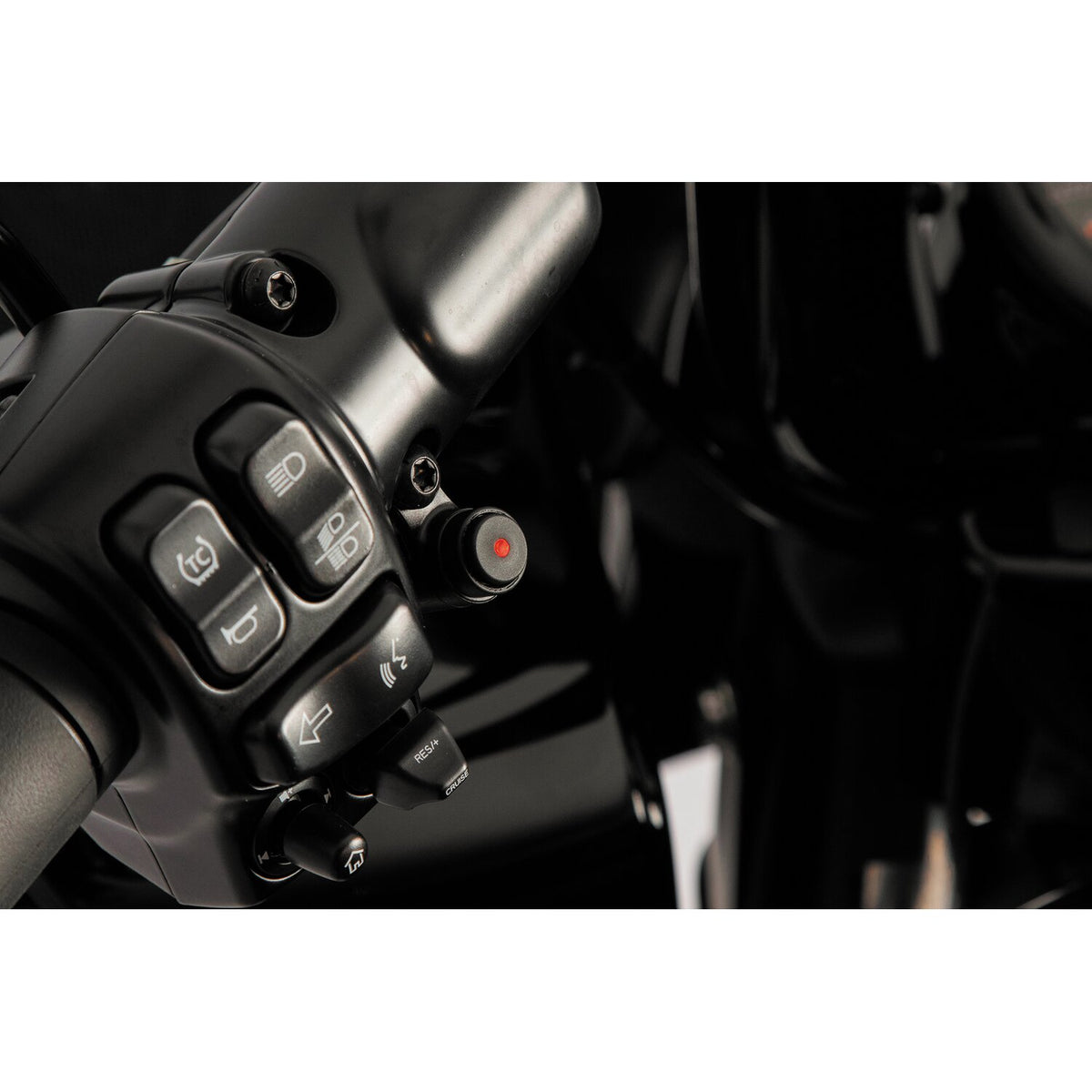 Track Series 2-1 slip-on muffler - Black - Slash Cut