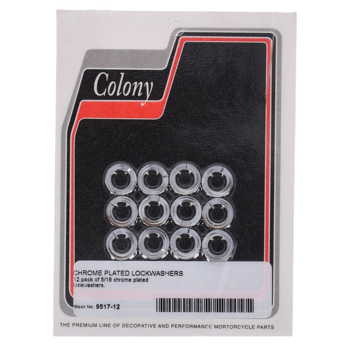 Colony Lockwashers 5/16" Chrome plated