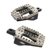 Kraus EXO foot peg peg set - Gold SS top / Black alu base