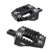 Kraus EXO foot peg peg set - Black alu top / Black alu base