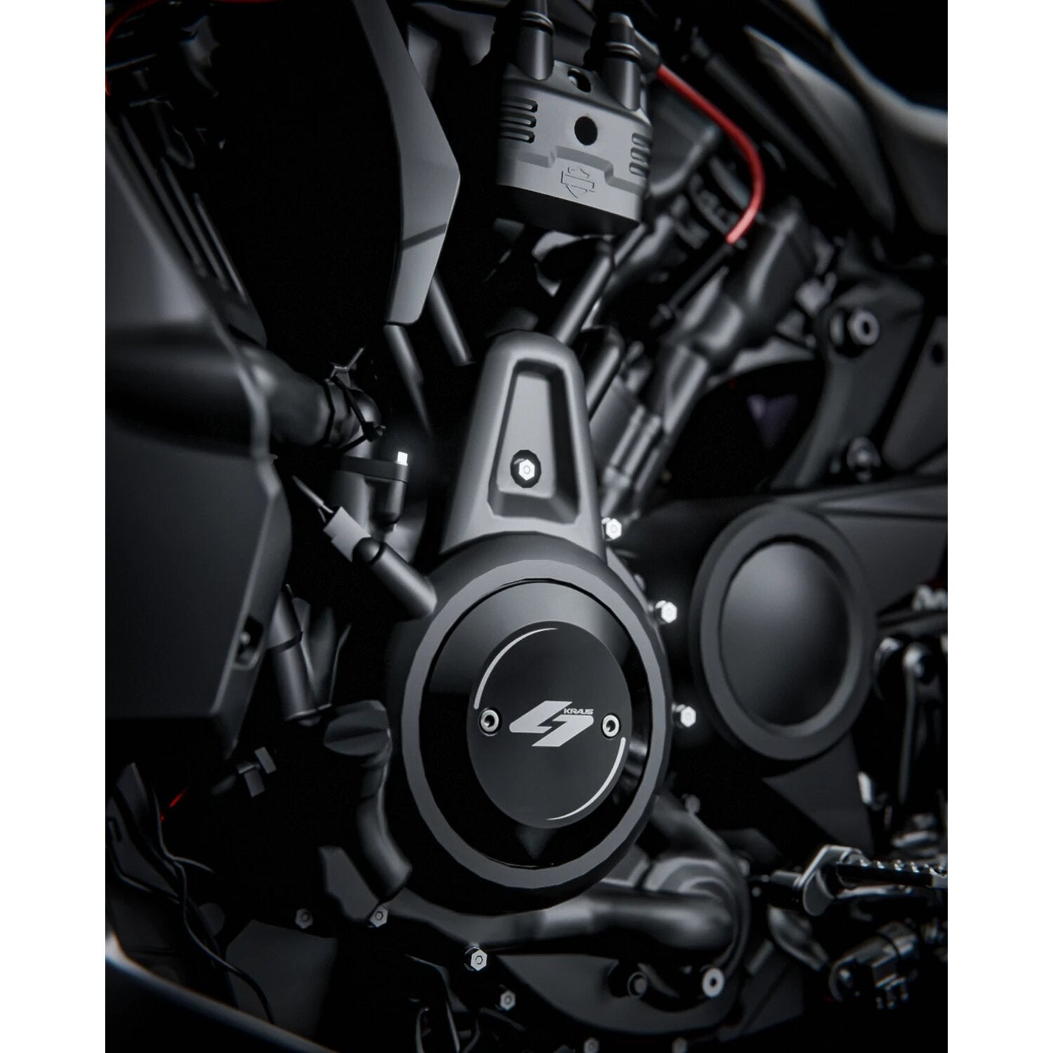Kraus Recon Revmax alternator cover - Black