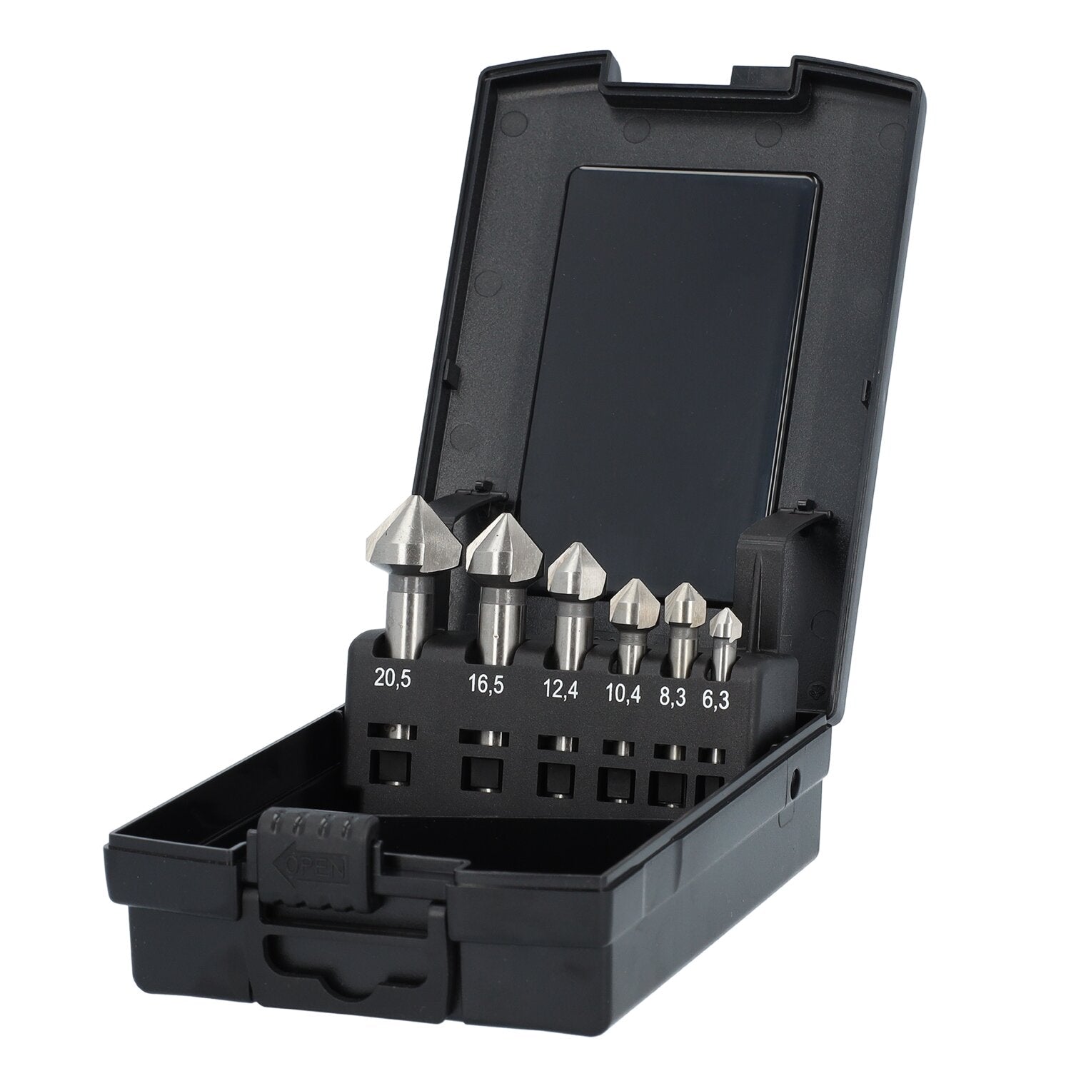 Labor HSS-G countersinks-set DIN335C 6-piece