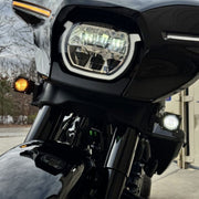 Custom Dynamics Shark Demon LED turn signal Front - White