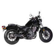 Falcon exhaust Falcon Double Groove Slip-On (2-1) matte black