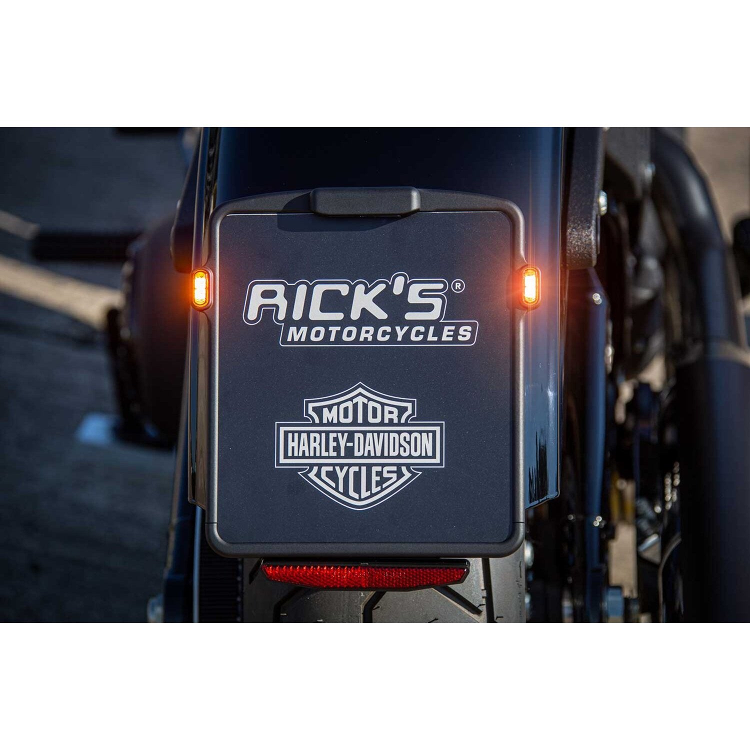 Rick's Motorcycles Reflector for Slide In License Plate