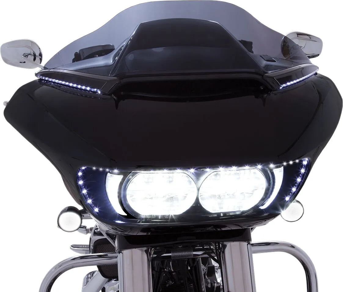 Ciro Horizon Led Windshield Trim - White/amber