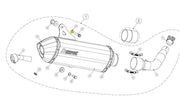 Akrapovic Udstødning Udskiftningsskive