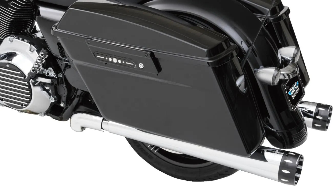 Bassani Xhaust Megaphone Slip-on Lyddæmpere - Krom