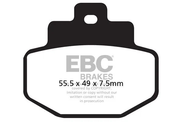 Ebc Sfa-hh Series Sintrede Bremseklodser til Scooter - Bag