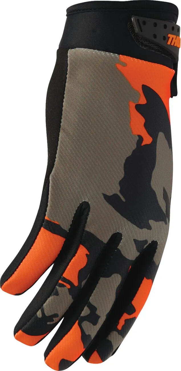 Thor Launchmode Hunter Gloves - Black/Brown/Orange