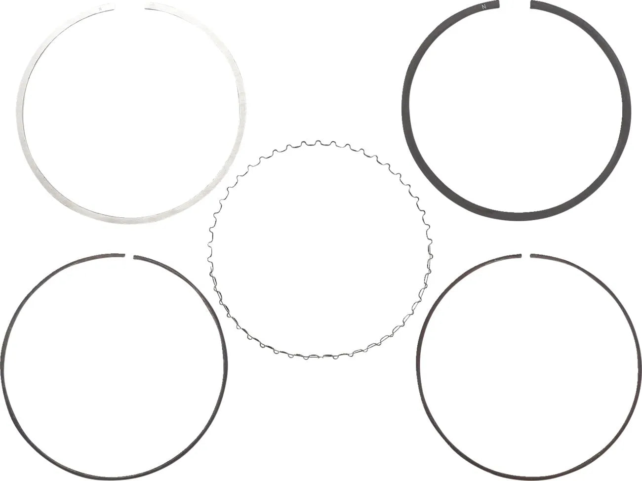 Wossner Piston Ring Set for Motorcycle Engines