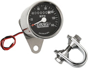 Drag Specialties Mini Speedometer 0-225 Kph