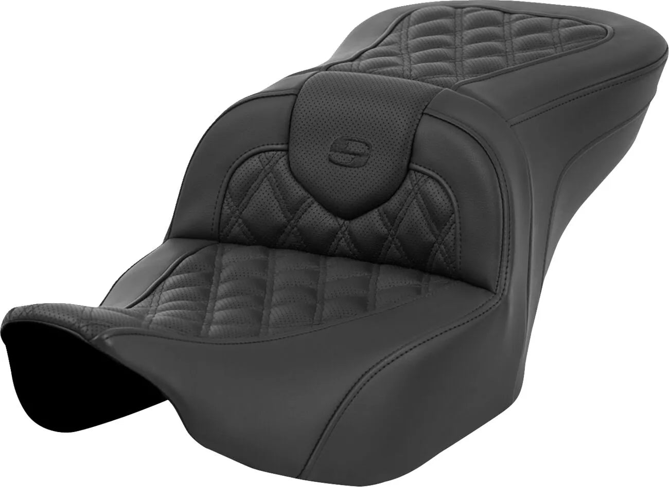 Saddlemen Roadsofa Lattice Stitch Seat - For Harley Davidson
