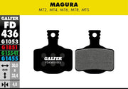 Galfer G1053 Standard Semi-Metallic Brake Pads for Magura MT