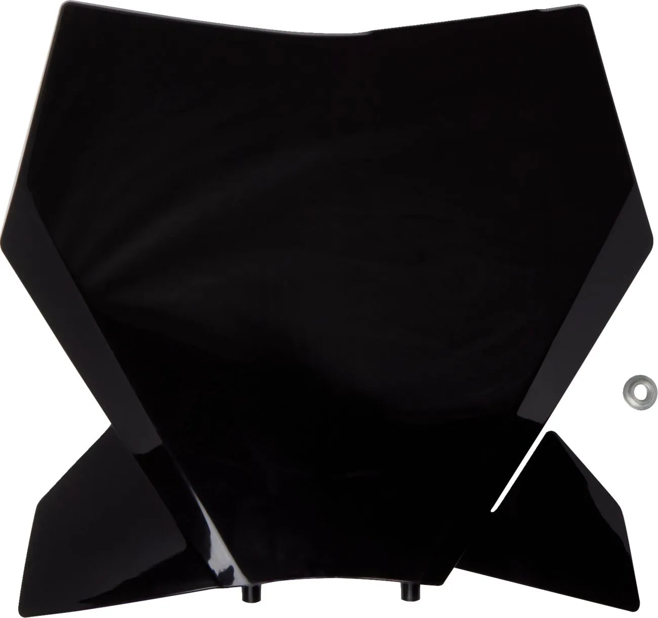 UFO Black Plastic Front Number Plate