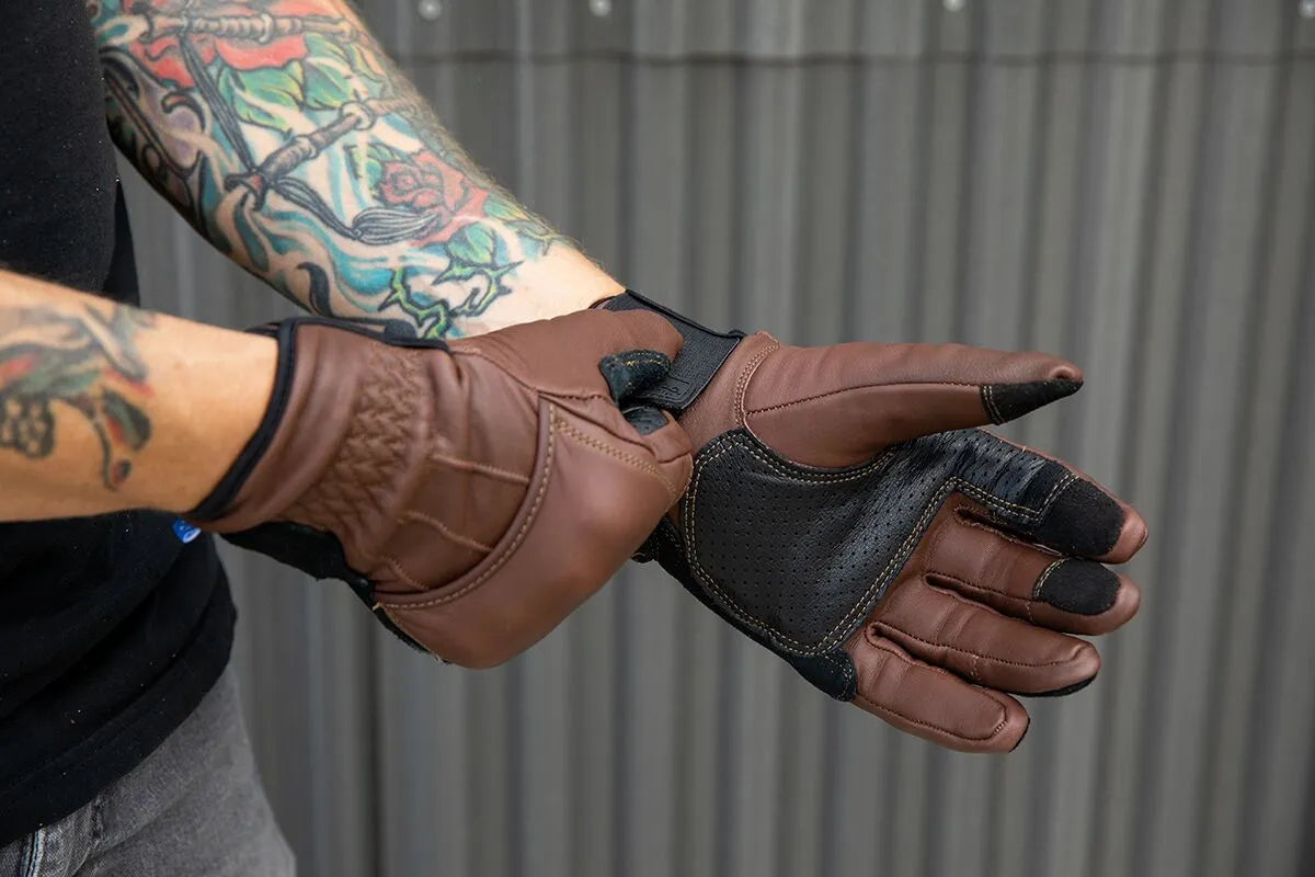 Biltwell Belden Gloves - Black/Chocolate