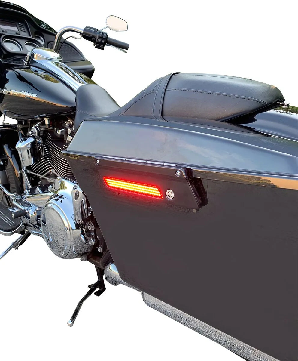 Custom Dynamics Saddlebag Led Latch Light - Red