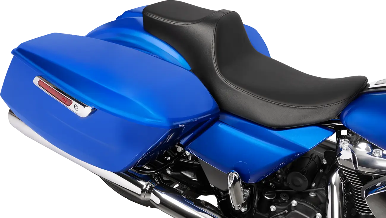 2-Up Drag Specialties Extended Reach Predator Iii Seat - For Harley Davidson