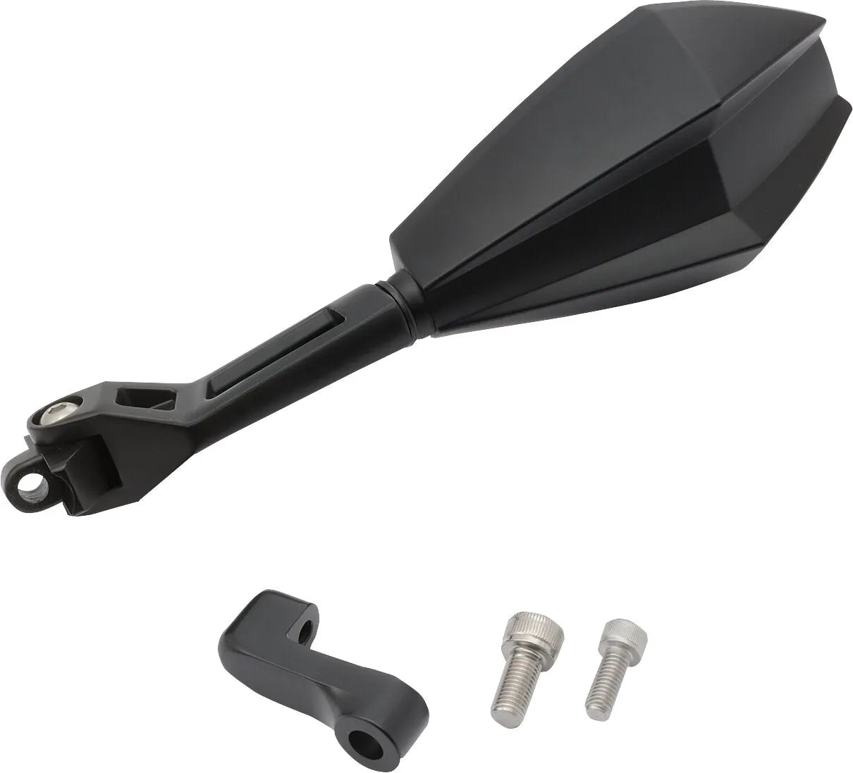 Daytona Aluminum Abs Mirror - Black