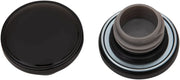 Drag Specialties Screw-in Gas Cap - Black, Gloss