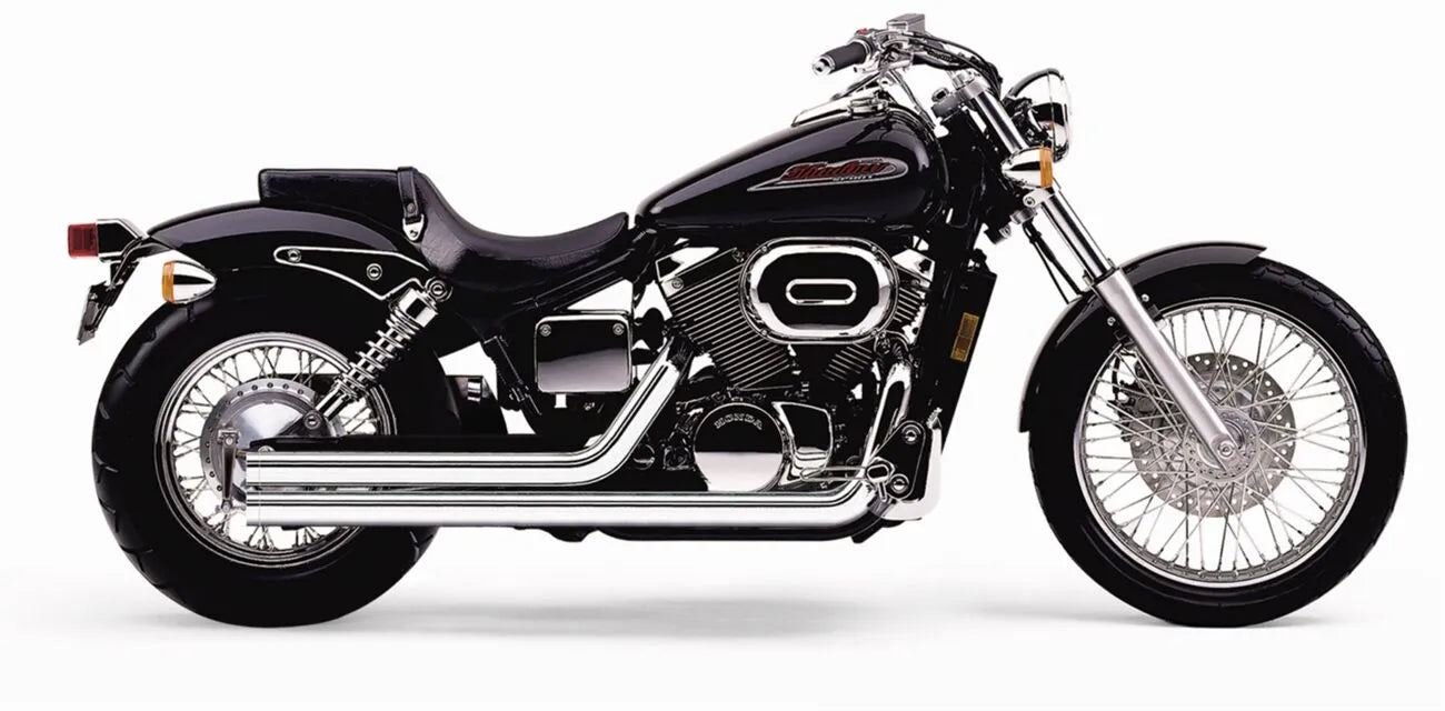 Cobra Streetrod Straight Cut Exhaust System - Chrome