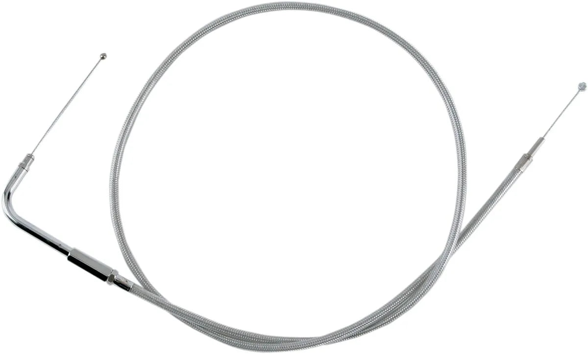 DRAG SPECIALTIES Stainless Braided Throttle Cable