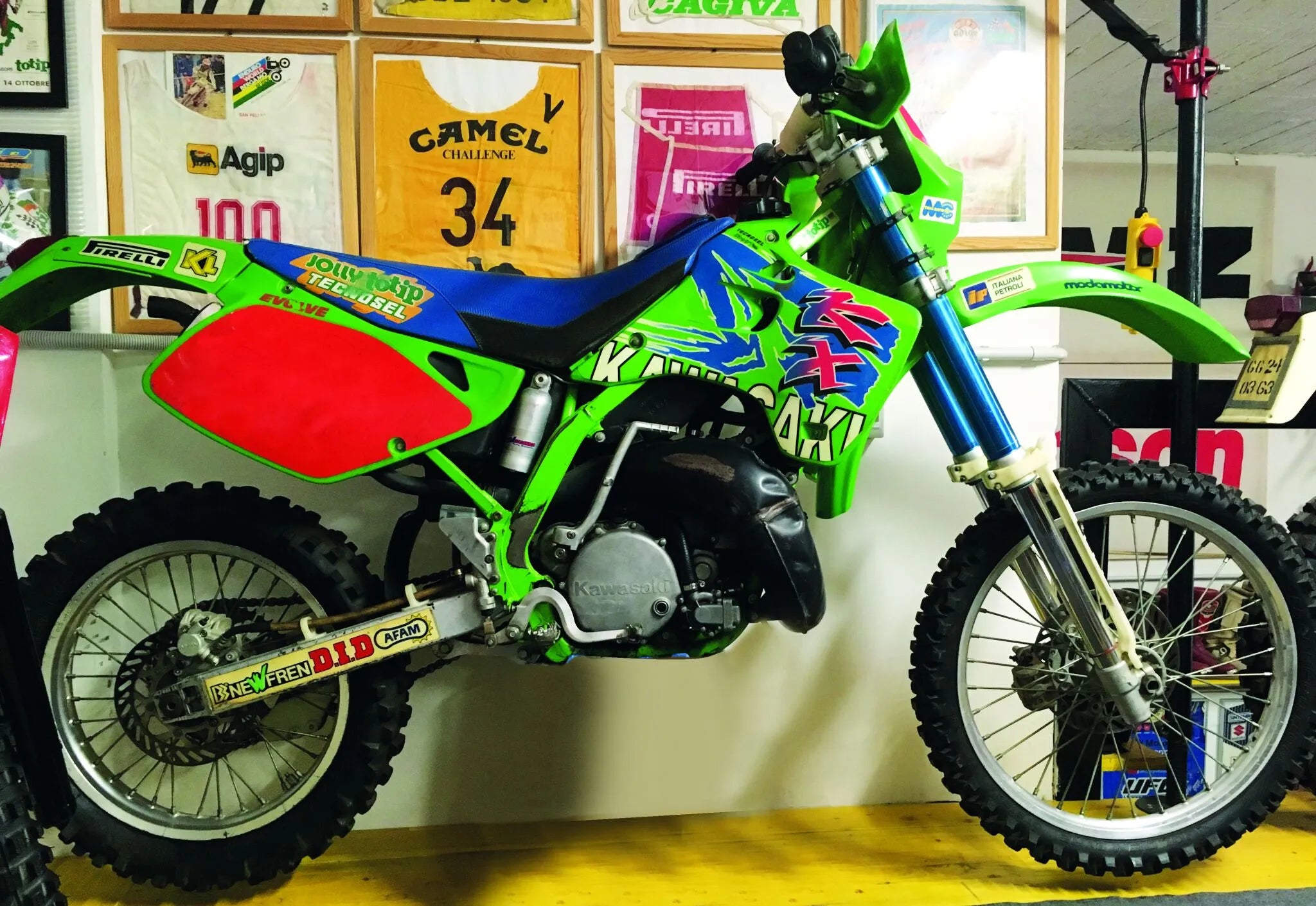 Tecnosel Kawasaki Graphic Kit - Vintage Bike Decals