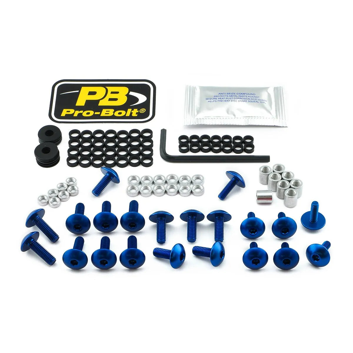 Pro Bolt Aluminium Fairing Bolt Kit For Suzuki