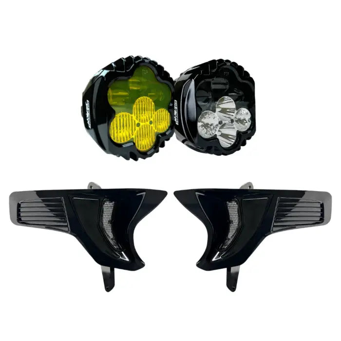Custom Dynamics Shark Demon 2 Headlight Kit Gloss Black LED