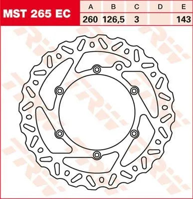 Trw Ec Cross Design Bremse Rotor - Foran