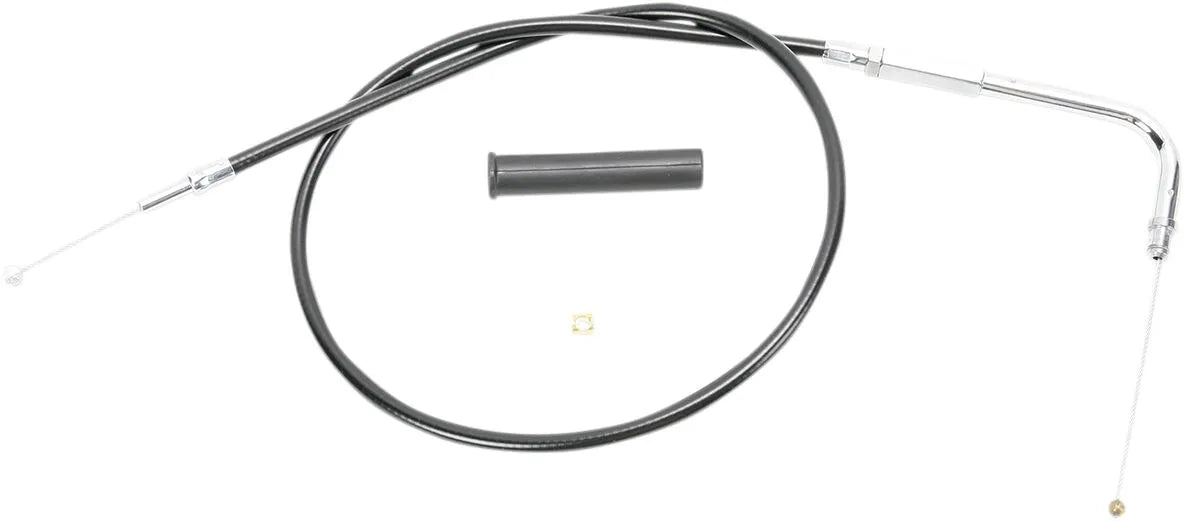 DRAG SPECIALTIES Black Vinyl Throttle Cable for Mikuni Carbs