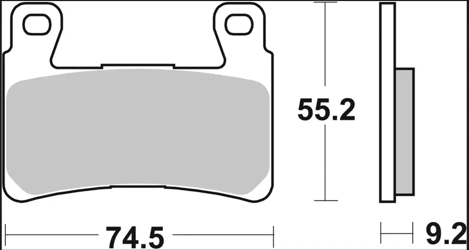 Brembo Sa Sintered Brake Pads For Road Motorcycles