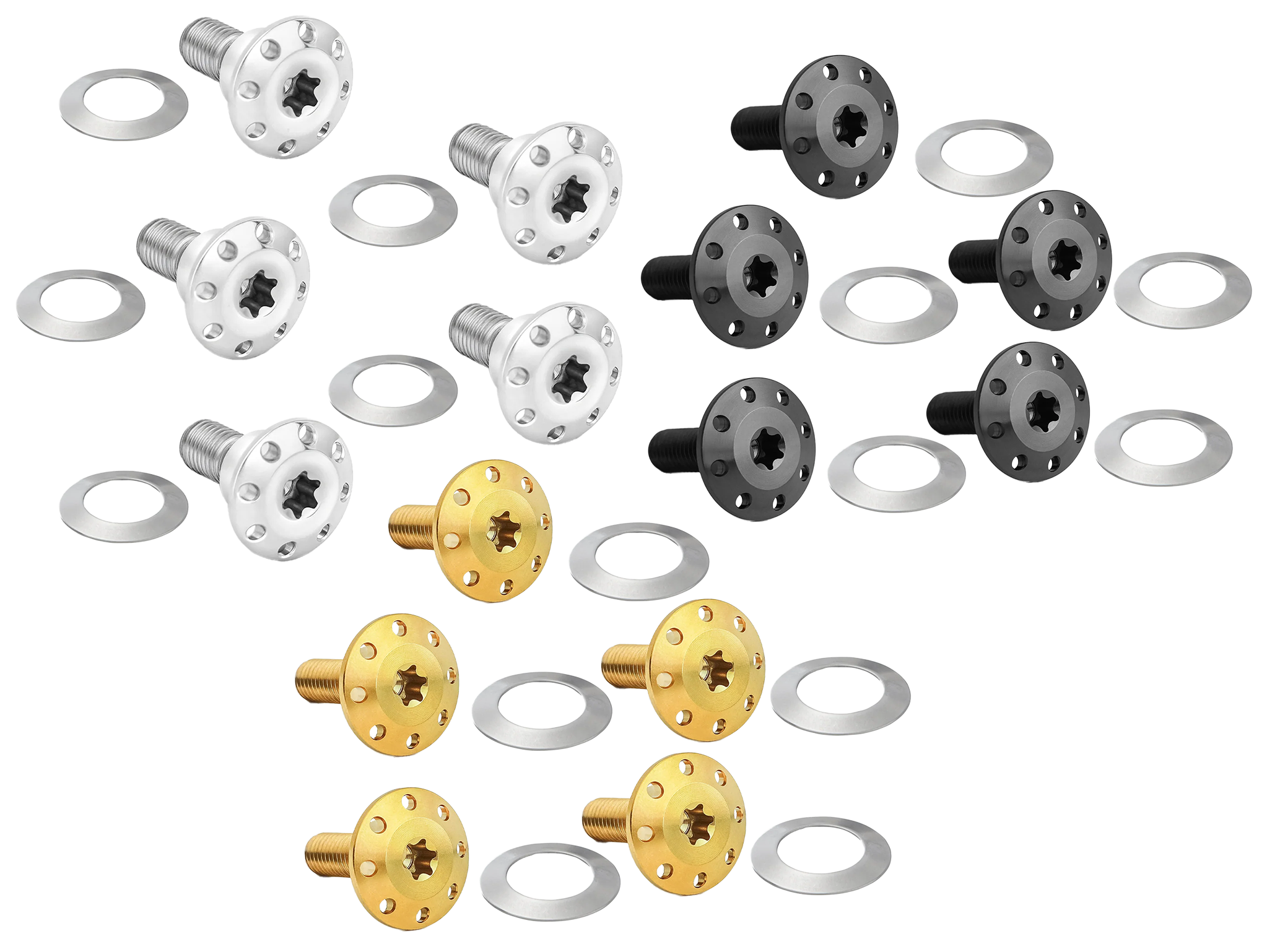 Arlen Ness Titanium Floating Rotor Hardware