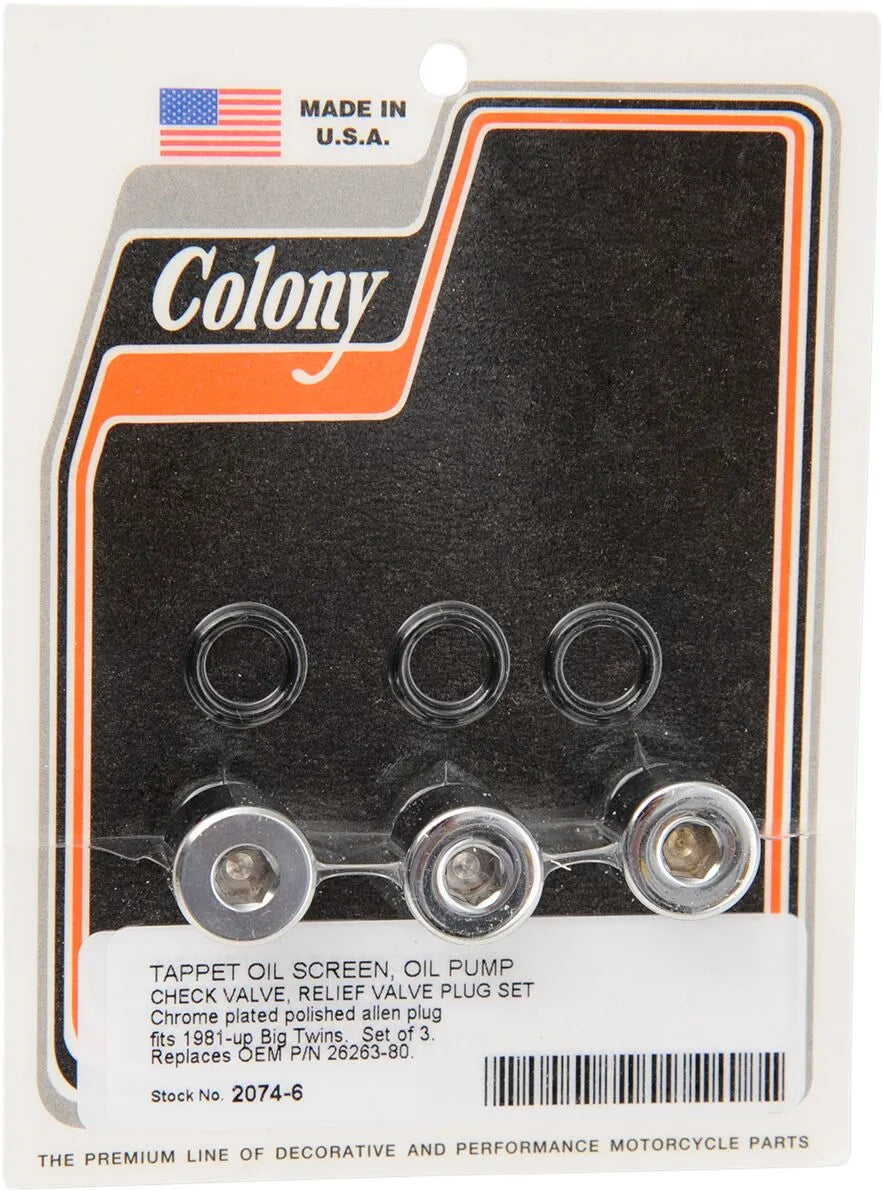 Colony Oil Pump Plug For Harley-davidson®