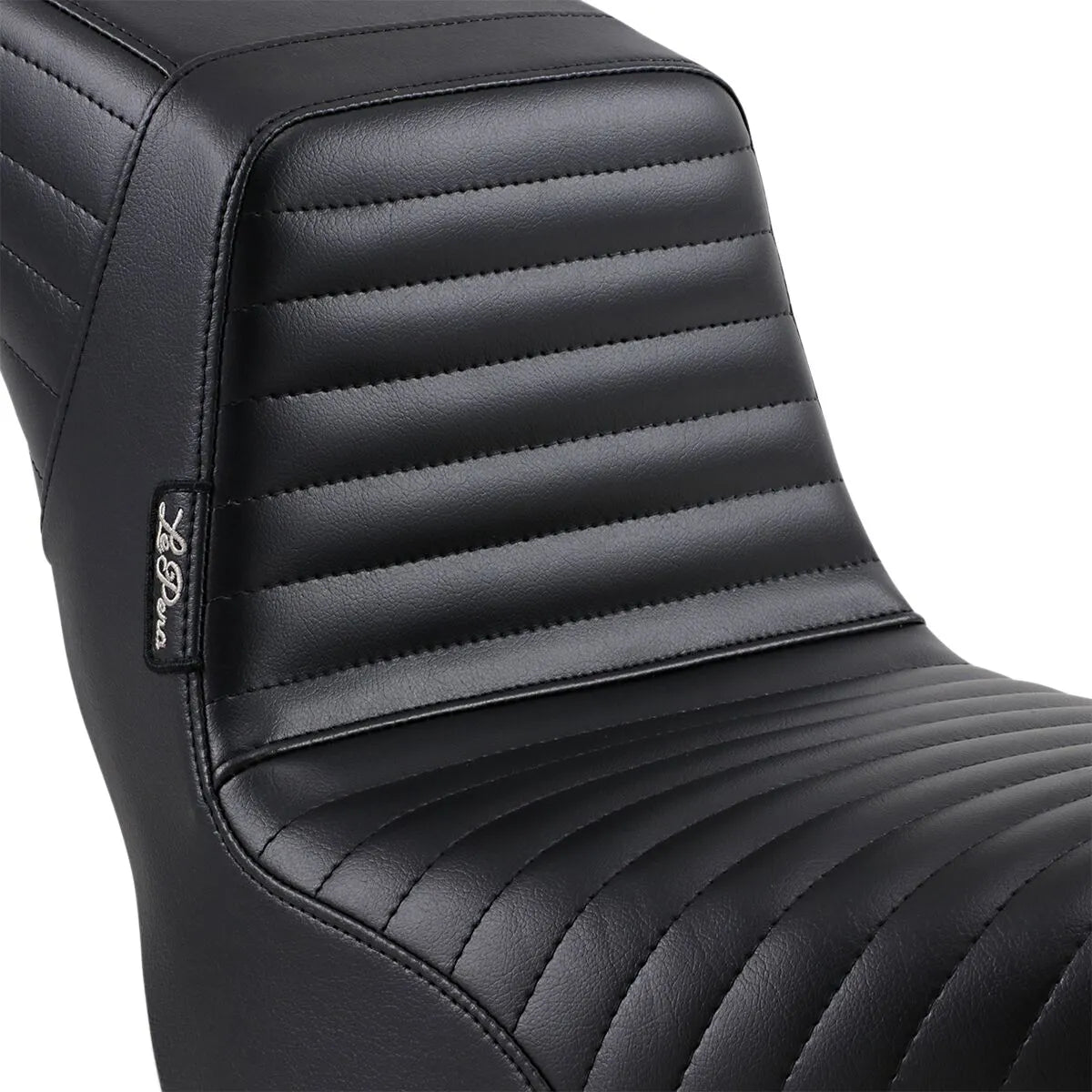 Le Pera Kickflip Seat - Black Vinyl - For Harley Davidson