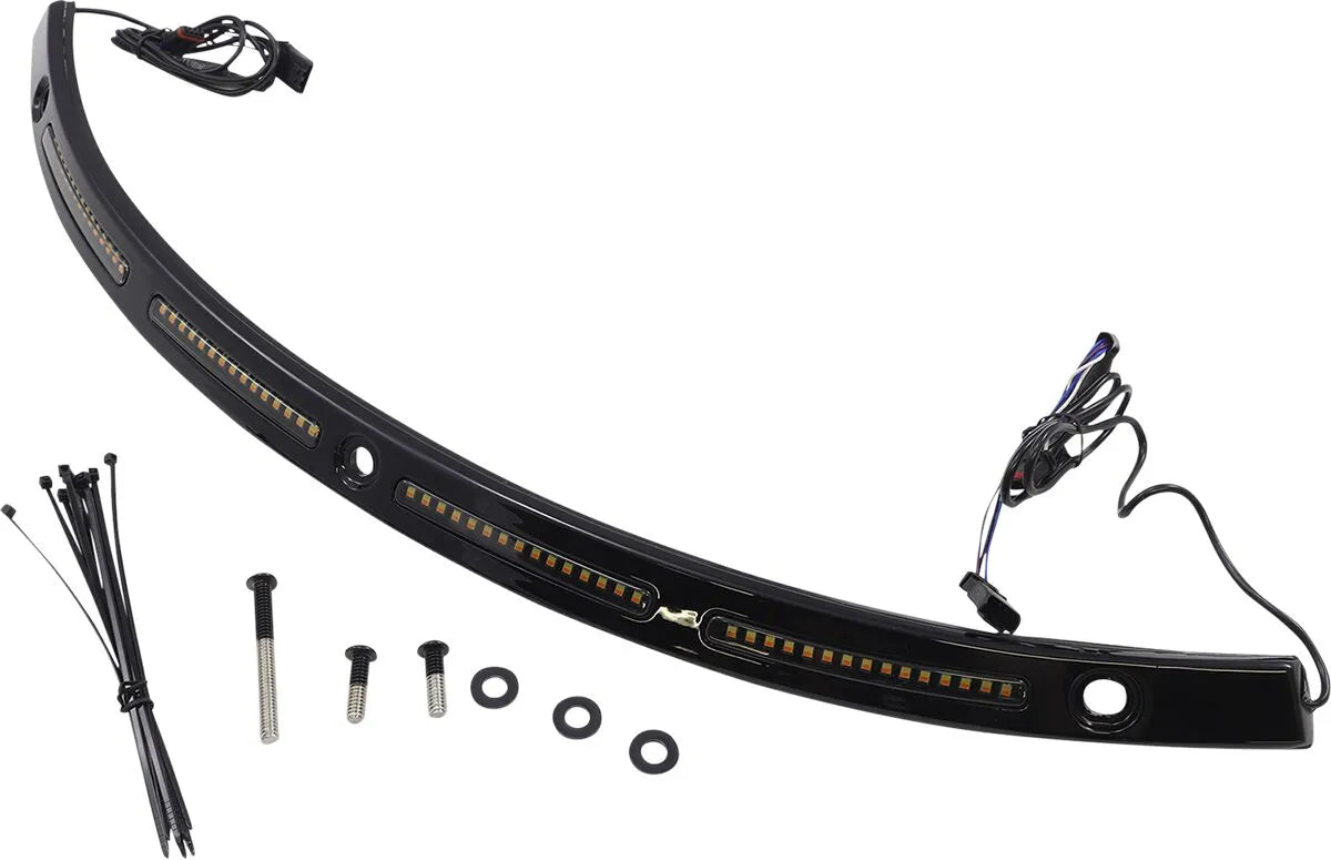 Custom Dynamics Genesis 4 Led Batwing Windshield Trim