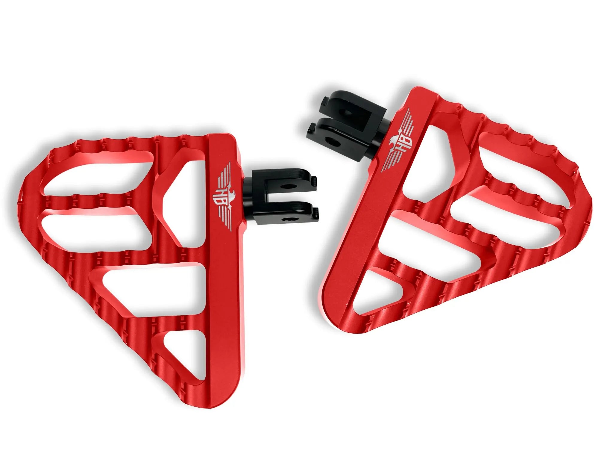 Heinz Bikes Mini-floorboard Footpegs - Red