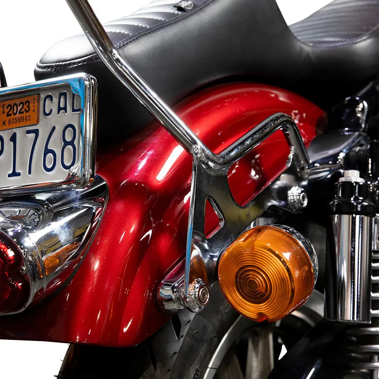 Biltwell Exfil Sissy Bar - Chrome Steel