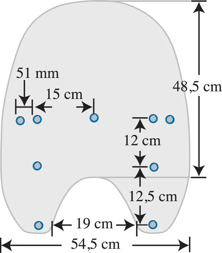 Memphis Shades Spoiler Windshield 4.5" Smoke