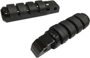 Drag Specialties Foot Pegs - Black/chrome, Folding